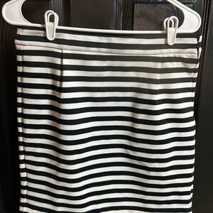 Tommy Hilfiger Striped Black and White Women's Skirt